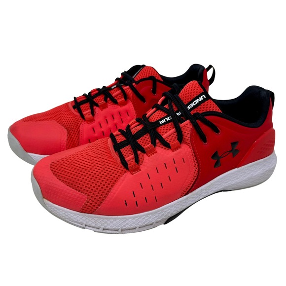 Under Armour Charged Assert 9 Red Black White Athletic Training Shoe Men\'s Sz 10 main image 5
